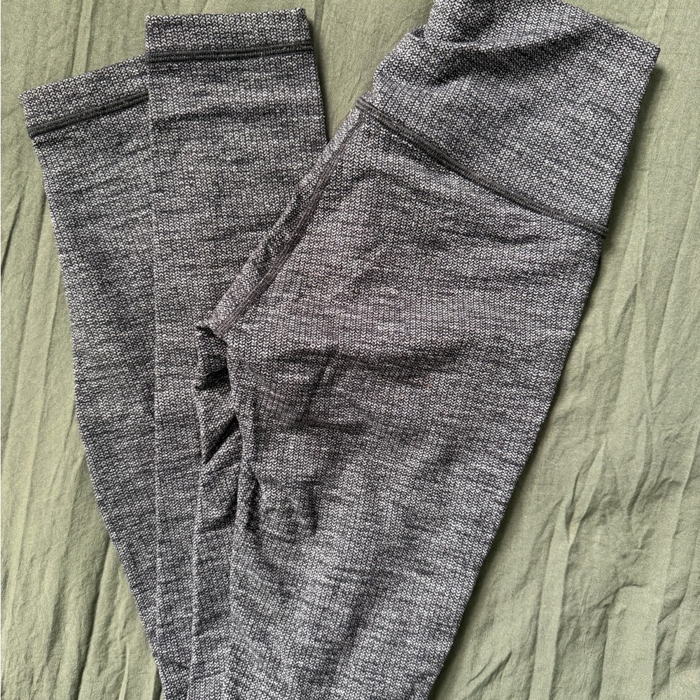 lululemon wunder under Gray Heather Leggings